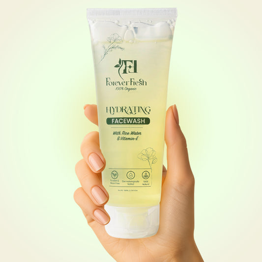 Forever Fresh Gentle Face Wash with Rice Water, Niacinamide, Hyaluronic Acid & Glycerin